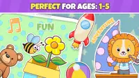 Toddler games: Puzzles, Balloon pop, Learn ABC Screen Shot 4