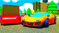 Toon Car drive and park simulator Screen Shot 6
