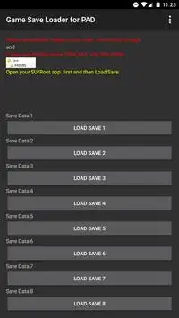Game Save Loader for PAD JP Screen Shot 0