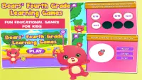 Fourth Grade Games: Learning with the Bears Screen Shot 0