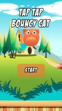 Tap Tap Bouncy Cute Meow Cat Screen Shot 0