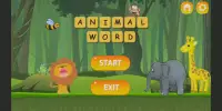 Animal Word - Crossword game Screen Shot 0
