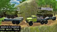 Army Vehicle Transporter: Super Truck Trailer Screen Shot 0