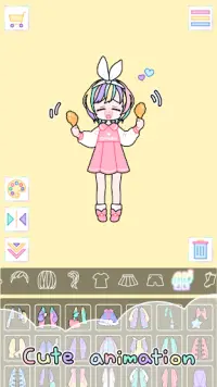 Pastel Girl : Dress Up Game Screen Shot 3