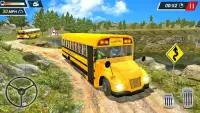Fuera camino Escuela secundaria Autobús Simulador Screen Shot 3