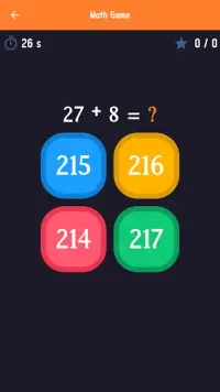 Math Game Screen Shot 1