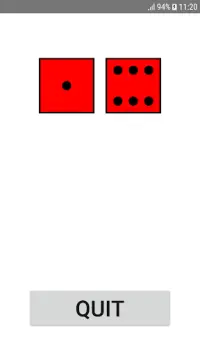 Two dice - throwing for a board game Screen Shot 2