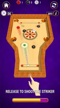 Placa Mini Carrom: King Of Pool Games Screen Shot 6