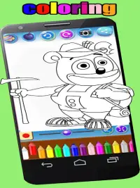 gummy bear coloring Screen Shot 8