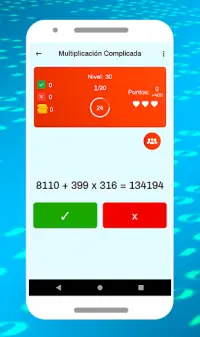 Latihan Matematik - Permainan Kuiz Percuma Screen Shot 5