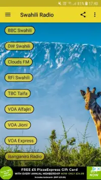 Swahili Radio Screen Shot 0