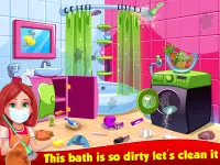 Doll  House  Cleaning  Princess  Girls  Games Screen Shot 3