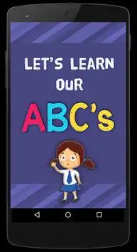 Learn ABC's - Flash Cards Game Screen Shot 1