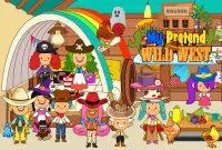 My Pretend Wild West - Cowboy & Cowgirl Kids Games Screen Shot 3