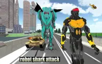 Warrior Robot Shark Game:Angry Shark Simulator App Screen Shot 20