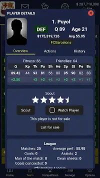 Manager League Football Screen Shot 2