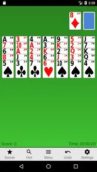 Spider Solitaire Awesome Screen Shot 0