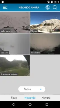 Parte de Nieve y Webcams Screen Shot 0