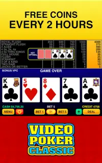 Video Poker Classic Screen Shot 3
