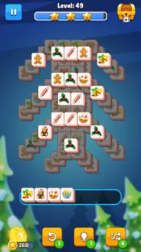 Jogos de Natal - 3 Tiles Match Screen Shot 3