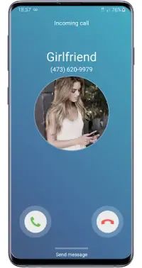 Fake call girlfriend prank Screen Shot 3