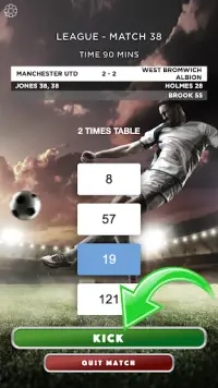 STRIKER Football Maths Games Screen Shot 3