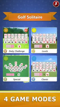 Golf Solitaire - Card Game Screen Shot 1