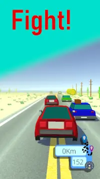 Autobahnrennen durch den Verkehr: DesertRoute 3d Screen Shot 1
