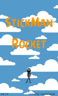 StickMan rocket Screen Shot 1