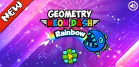 Geometry Neon Dash Rainbow Screen Shot 0