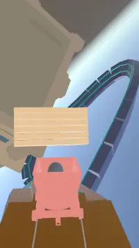 Stickman roller coaster 3D Screen Shot 0