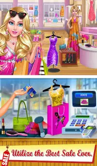 Shopping Mall Fashion Store Simulator: Girl Games Screen Shot 7