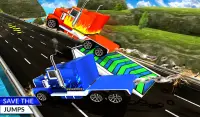 Chained Cars Rival Racing Impossible Stunt Driving Screen Shot 8