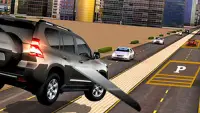 फ्लाइंग कार गेम - प्राडो कार पार्किंग गेम्स 3 डी Screen Shot 15