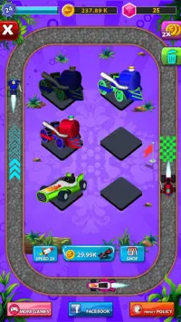 Merge Kart Tour - Click and Idle Tycoon Screen Shot 4