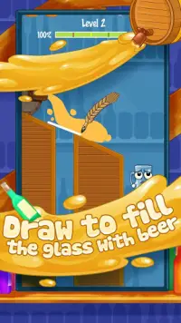 Happy Beer Glass: Pouring Water Puzzles Screen Shot 4