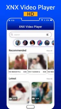 XNX Video Player - All Format HD Video Player Screen Shot 0