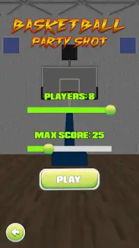 Basketball Party Shot - Multiplayer Sports Arcade Screen Shot 4