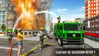 Emergency Fire Truck Game Screen Shot 2