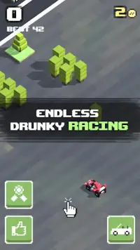 Drunky Car: Drunk rally racing Screen Shot 0