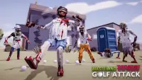 Zombie parvo Mini golfe - Zumbi Sobrevivência Screen Shot 0