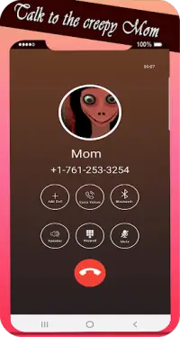 momo scary video call and chat simulation game Screen Shot 2