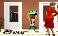 डरावना दादी शिक्षक 4D: डरावना खेल Screen Shot 5