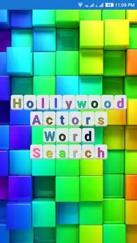 Hollywood Actors Word Search Screen Shot 0