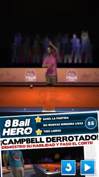 8 Ball Hero – Juego de billar y puzle Screen Shot 0