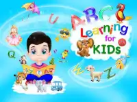 ABC Learning For Kids - Learning alphabet games Screen Shot 0