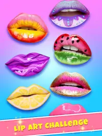 Lip Art Makeup Artist Games Screen Shot 0