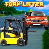 Car Parking Fork lifter Sim 17