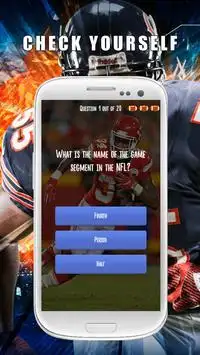 NFL Quiz — American football Quiz Screen Shot 0