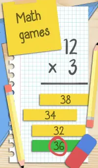 Fun Math Games – Free Maths Puzzles Math Quiz App Screen Shot 7